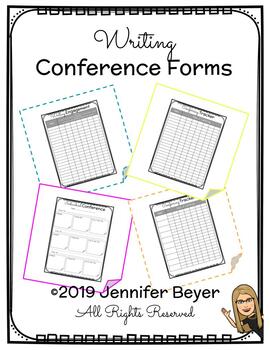 Writing Conference Forms by Jennifer Beyer TPT