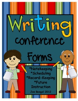 Preview of Writing Conference Forms for Notekeeping, Scheduling, and much more!