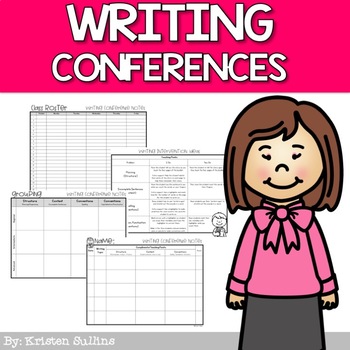 Preview of Writing Conference Forms for Teachers PDF & Editable