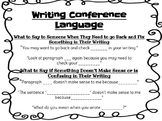 Writing Conference Language Prompts