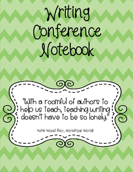 Preview of Writing Conference Notebook