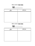 Writing Conference Notes Sheet