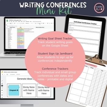 Preview of Writing Conferences Mini Kit