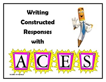 Preview of Writing Constructed Responses with ACES