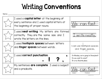 essay conventions checklist