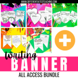 Writing Craft Activity Bundle: Pennant Banner Writing for 