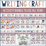 Writing Craft Activity Bundle | Writing Crafts for All Yea