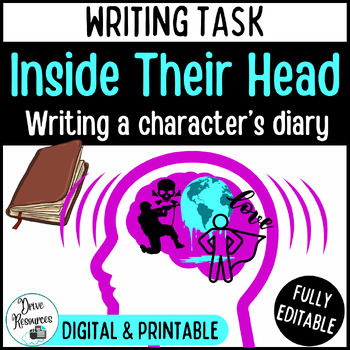 Preview of Writing - Creative - Inside Their Head - High School