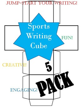 Preview of Writing Cubes / Sports Creative Writing for All Ages/ Extension Activity