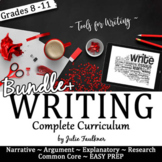 Writing Curriculum, Narrative, Explanatory, Argumentative,