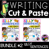 Writing Cut and Paste Bundle 2 - Silly Sentences