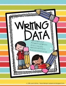 Preview of Writing Data & Assessment Tracking Notebook, Grade 3, CCSS Aligned