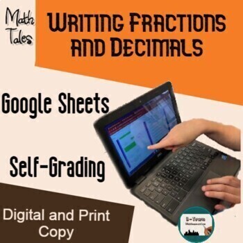 Preview of Writing Decimal and Fraction Numbers from Models