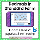 Writing Decimals in Standard Form Picture Reveal Digital I