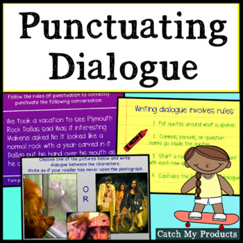 Preview of Writing Dialogue for PROMETHEAN Board