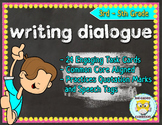 Writing Dialogue Task Cards