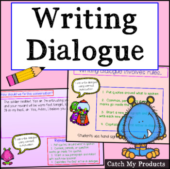 Preview of Writing Dialogue For PROMETHEAN Board