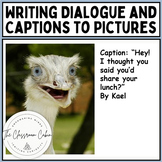 Writing Dialogue and Captions to Pictures