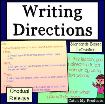 Preview of Writing Directions for PROMETHEAN Board