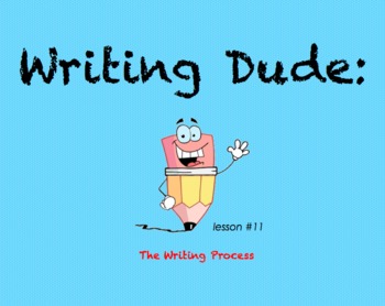 Preview of Writing Dude: The Writing Process