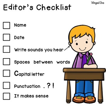 Preview of Writing Editor's Checklist