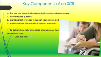 Preview of Writing Effective An SCR (Short-constructed Response) Teacher Exemplar