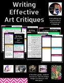 Writing Effective Art Critiques- Distance Learning Lesson 