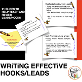 Writing Effective Hooks/Leads in Essays