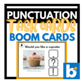 Writing Ending Punctuation- PRINTABLE Task Cards + Digital