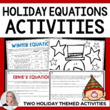 Equations Christmas Math Activity