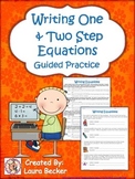 Writing Equations From Word Problems ~ Common Core 7.EE 6.EE