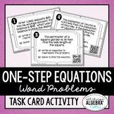 Writing Equations from Word Problems (One-Step Equations) 