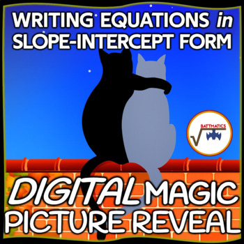 Preview of Slope Intercept Form:  Writing Equations from Graphs DIGITAL MYSTERY PICTURE