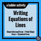 Writing Equations of Lines Ladder Activity