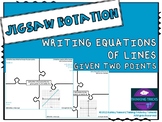 Writing Equations of Lines Jigsaw Rotation