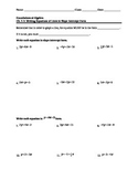 Writing Equations of Lines in Slope-Intercept Form (3)