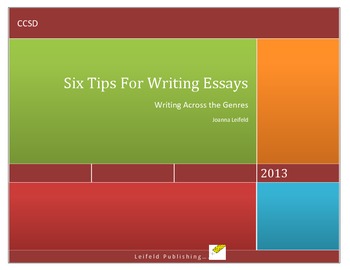 Preview of Writing Essays in 5th  Grade: tips, activities, checklists, and organizers