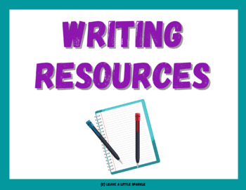 Preview of Writing Essentials Posters and Resources