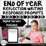 Writing Exit Ticket Slips - End of Year Reflection Prompts