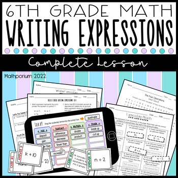 Preview of Writing Expressions Complete Lesson