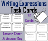 Algebraic Expressions Task Cards Activity