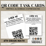 Writing Expressions with Variables Task Cards