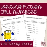 Writing Fiction Call Numbers Activity Practice for Element