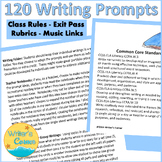 Writing Fluency - 120 Creative Writing Prompts, Graphic Or