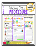 Writing Focus #6: Procedure / How To Writing