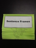 Writing Foldable with Sentence Frames for all Types of Writing
