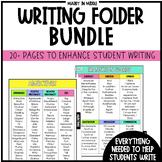 Writing Folder Bundle - Student Writing Aid - Anchor Charts
