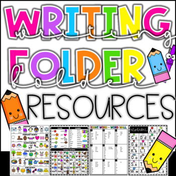 Preview of Writing Folder Resources