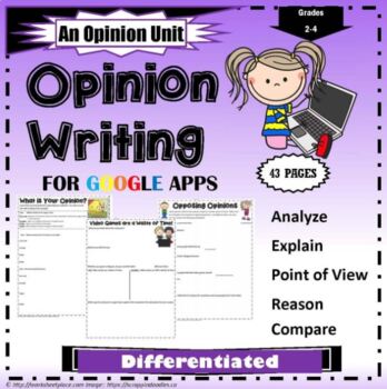 Writing Forms Bundle in Google Apps by Worksheet Place | TpT