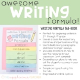 Writing Formula Lesson and Tab-Book | Awesome Writing Form